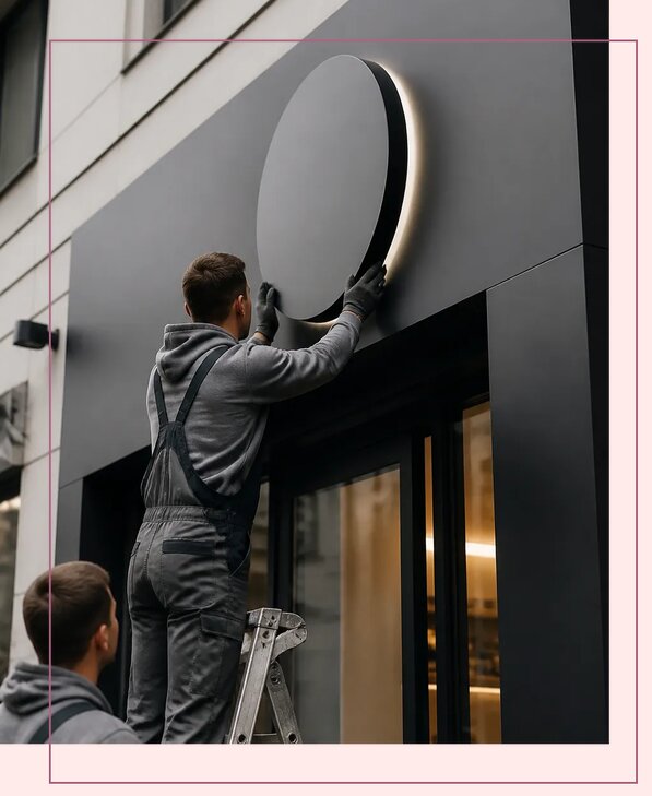 Торговые вывески в Лыткарине по цене от 7682 р. | Аванза-Лтк